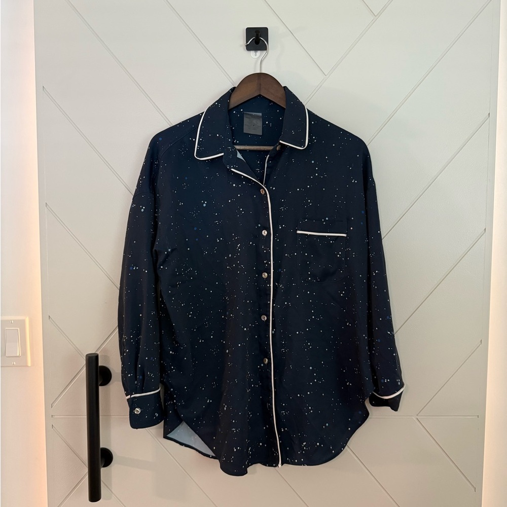 Negative Underwear Limited Edition Navy Space Pajama Top